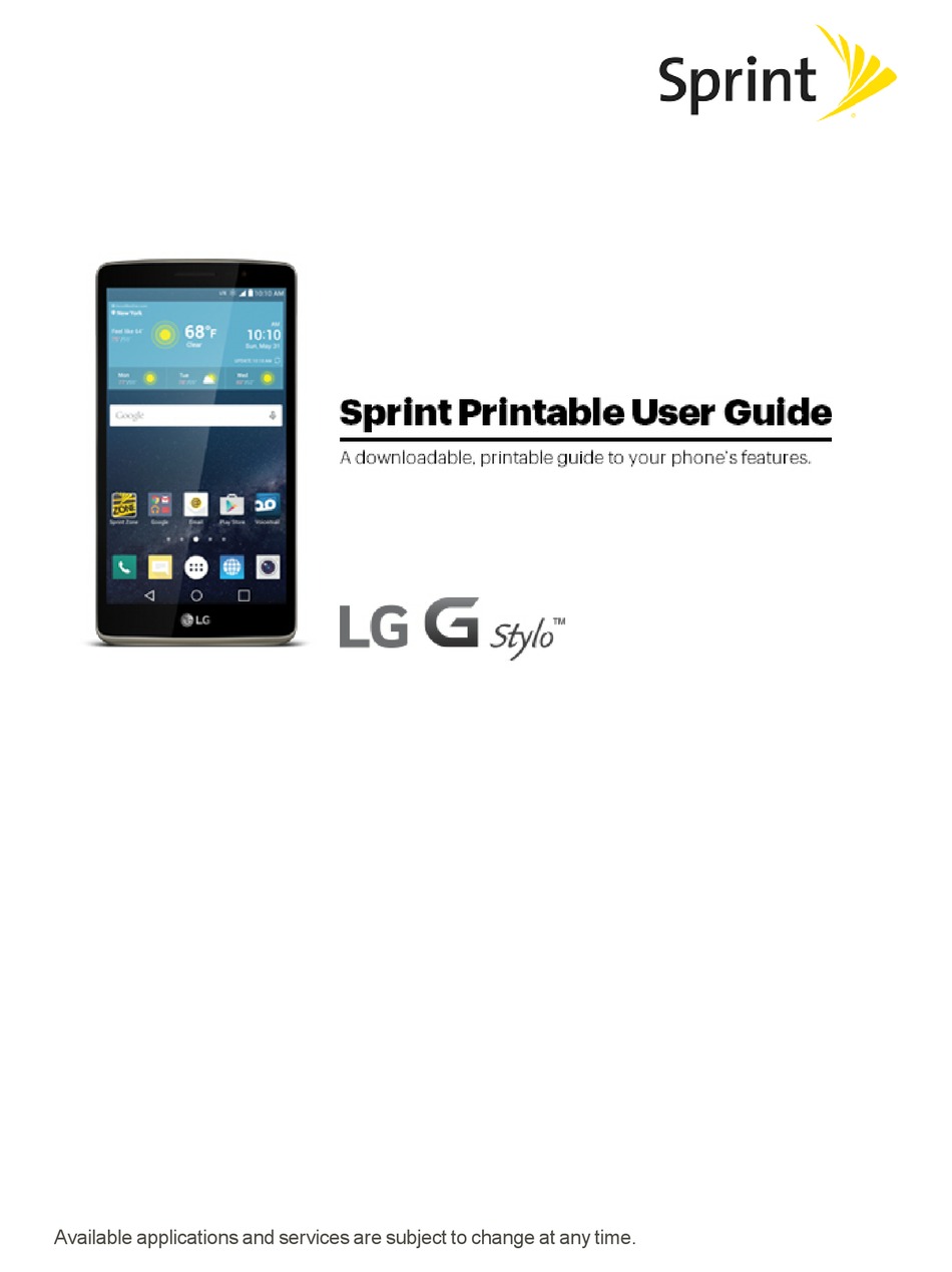 LG G STYLO USER MANUAL Pdf Download | ManualsLib