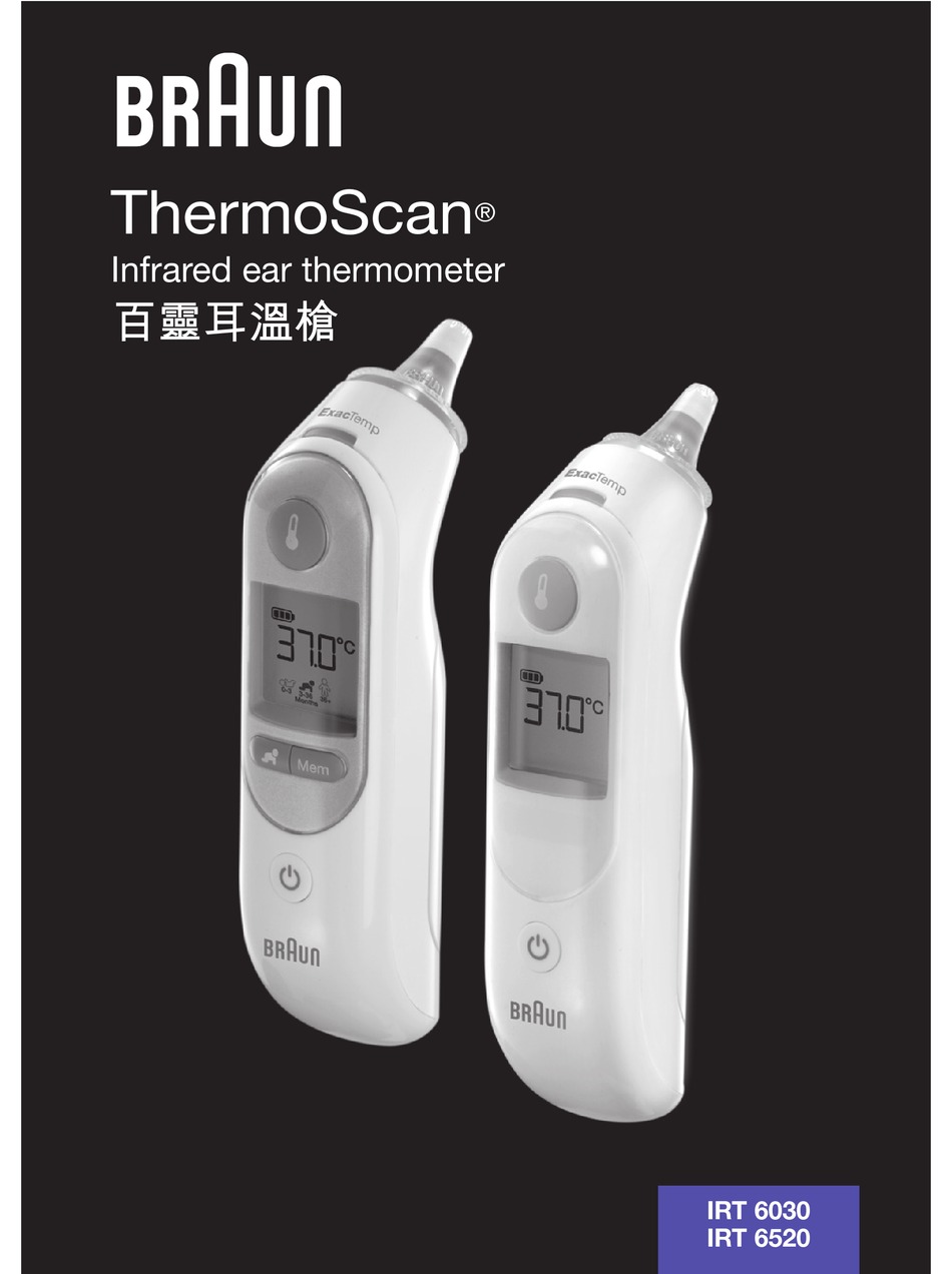 BRAUN THERMOSCAN IRT 6030 USER MANUAL Pdf Download | ManualsLib