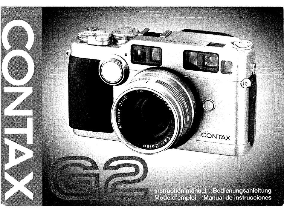 Custom Functions - Contax G2 Instruction Manual [Page 78] | ManualsLib