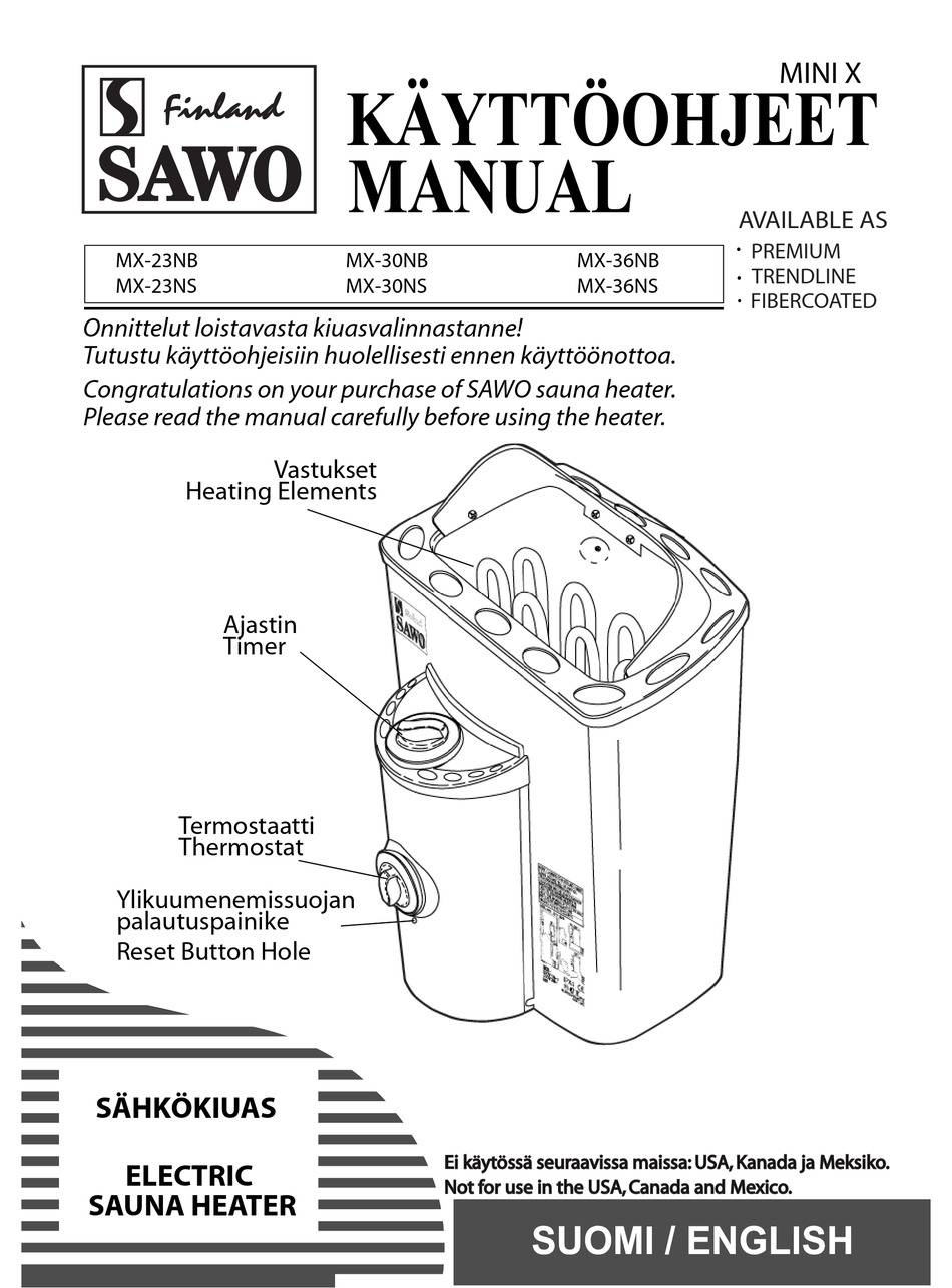 Sawo Mx 23nb Manual Pdf Download Manualslib