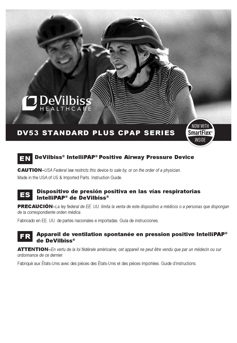 DEVILBISS INTELLIPAP DV53 STANDARD PLUS CPAP SERIES USER MANUAL Pdf