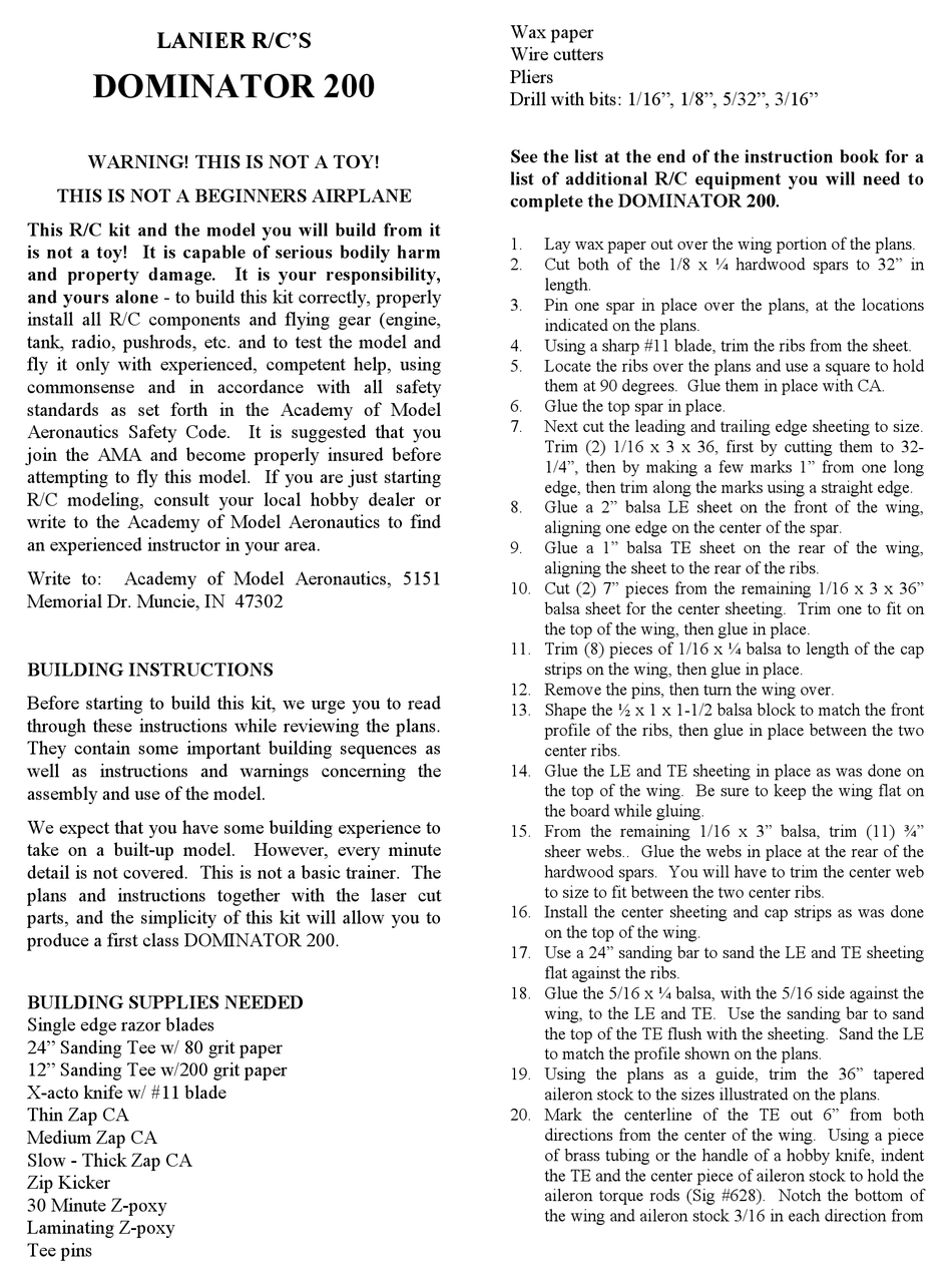 Lanier R C Dominator 200 User Manual Pdf Download Manualslib