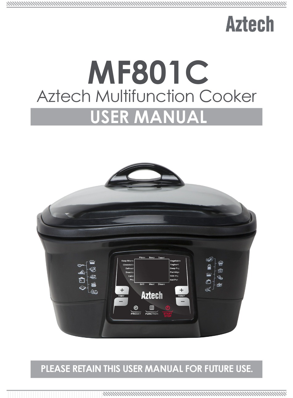 aztech 8 in 1 multifunction cooker