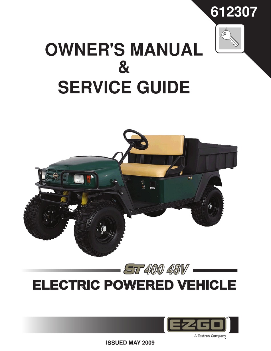 Ezgo St 400 48v Owner S Manual Service Manual Pdf Download Manualslib