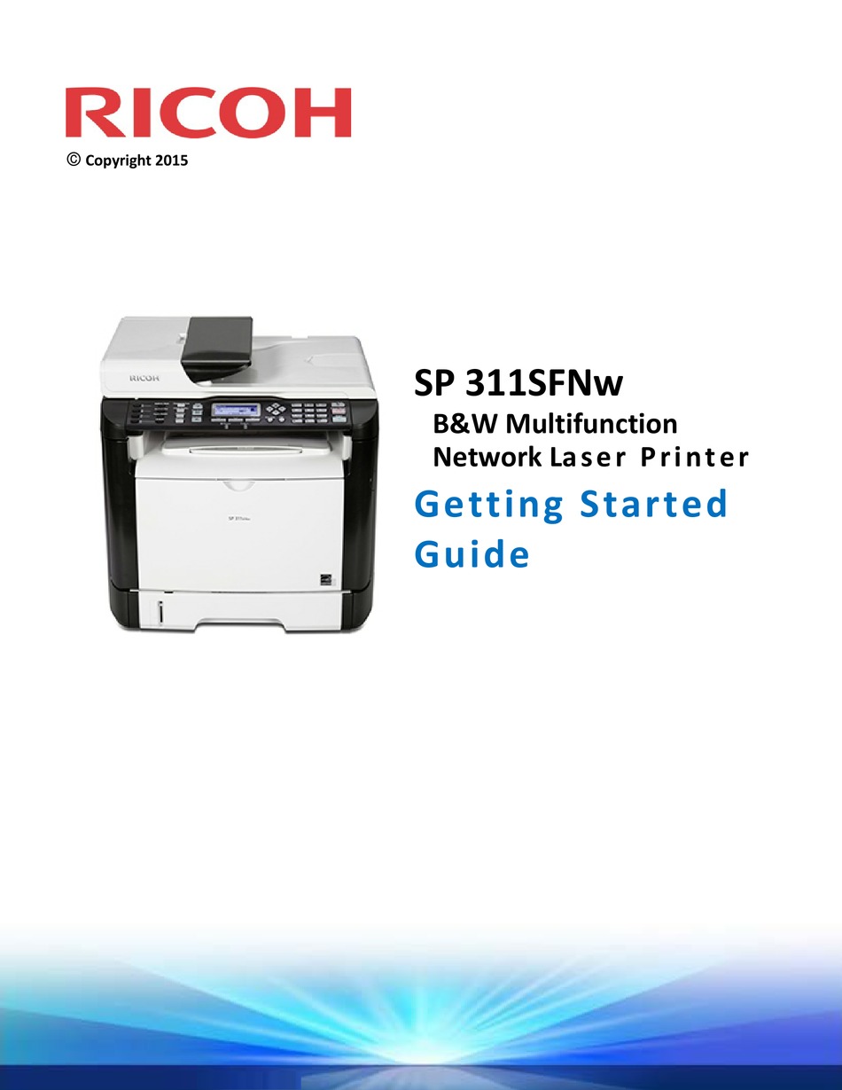 Ricoh sp 311 сколько тонера сыпать