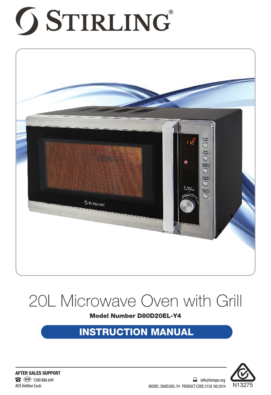 stirling microwave 25l