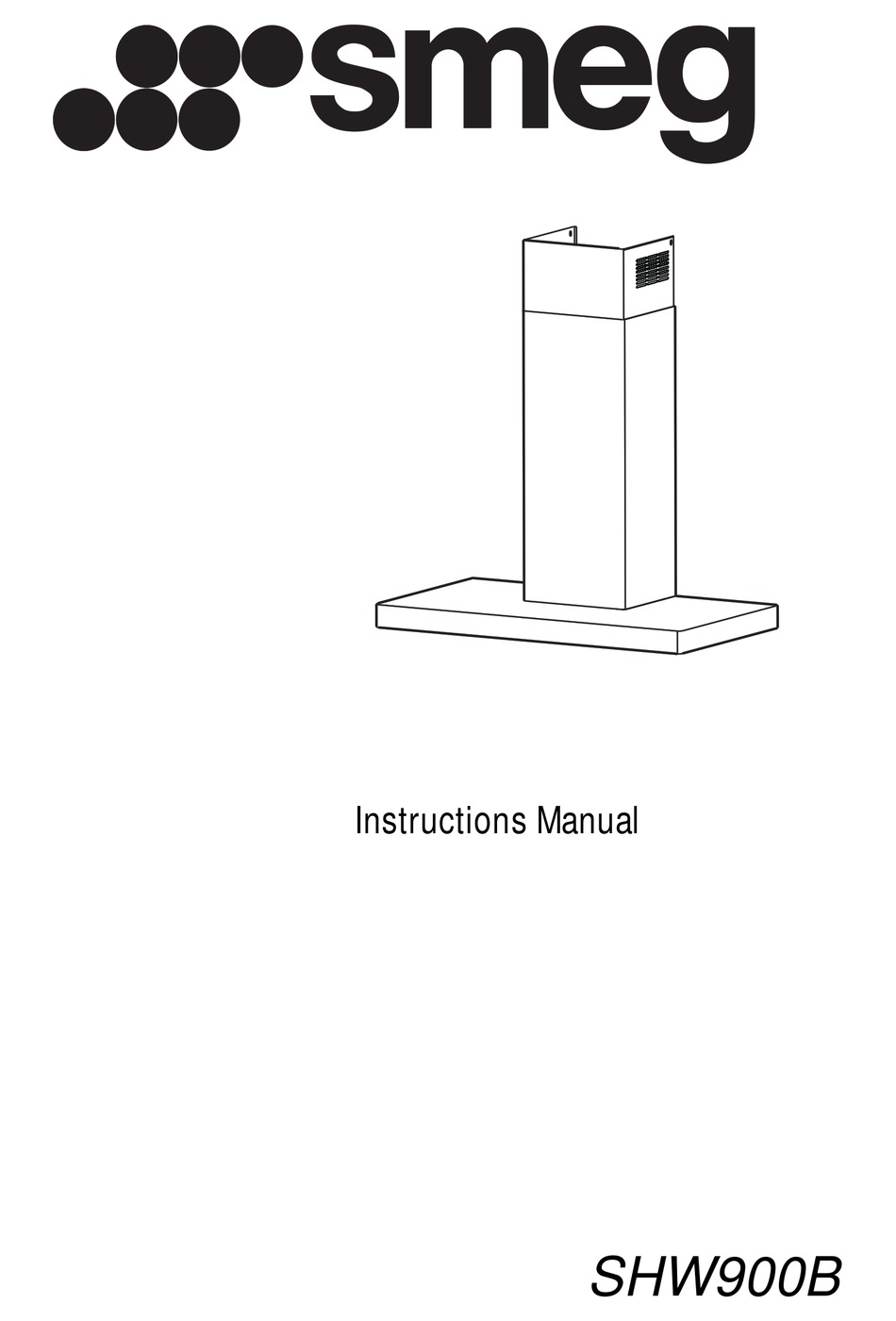 SMEG SHW900B INSTRUCTION MANUAL Pdf Download ManualsLib