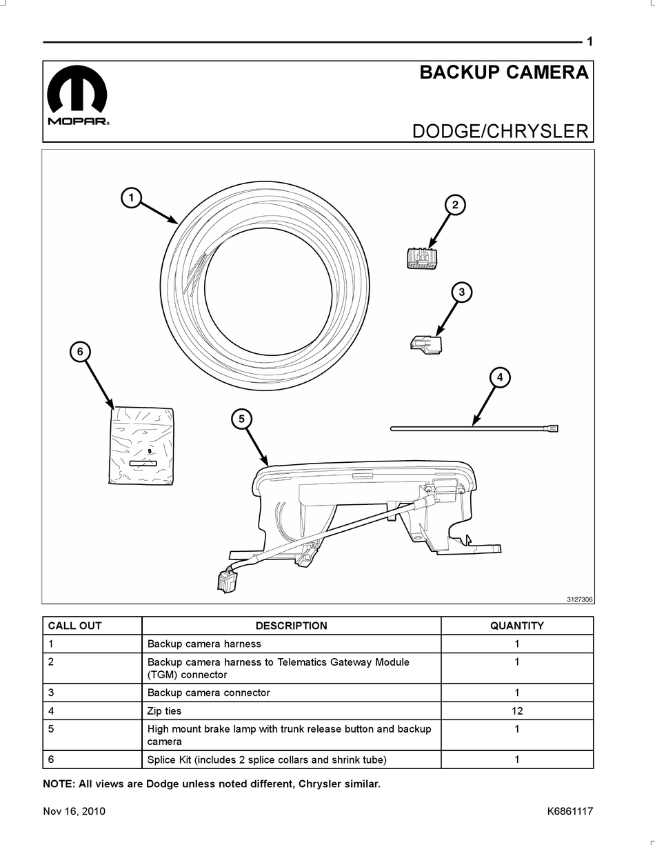 MOPAR DODGE INSTALLATION INSTRUCTIONS MANUAL Pdf Download ManualsLib
