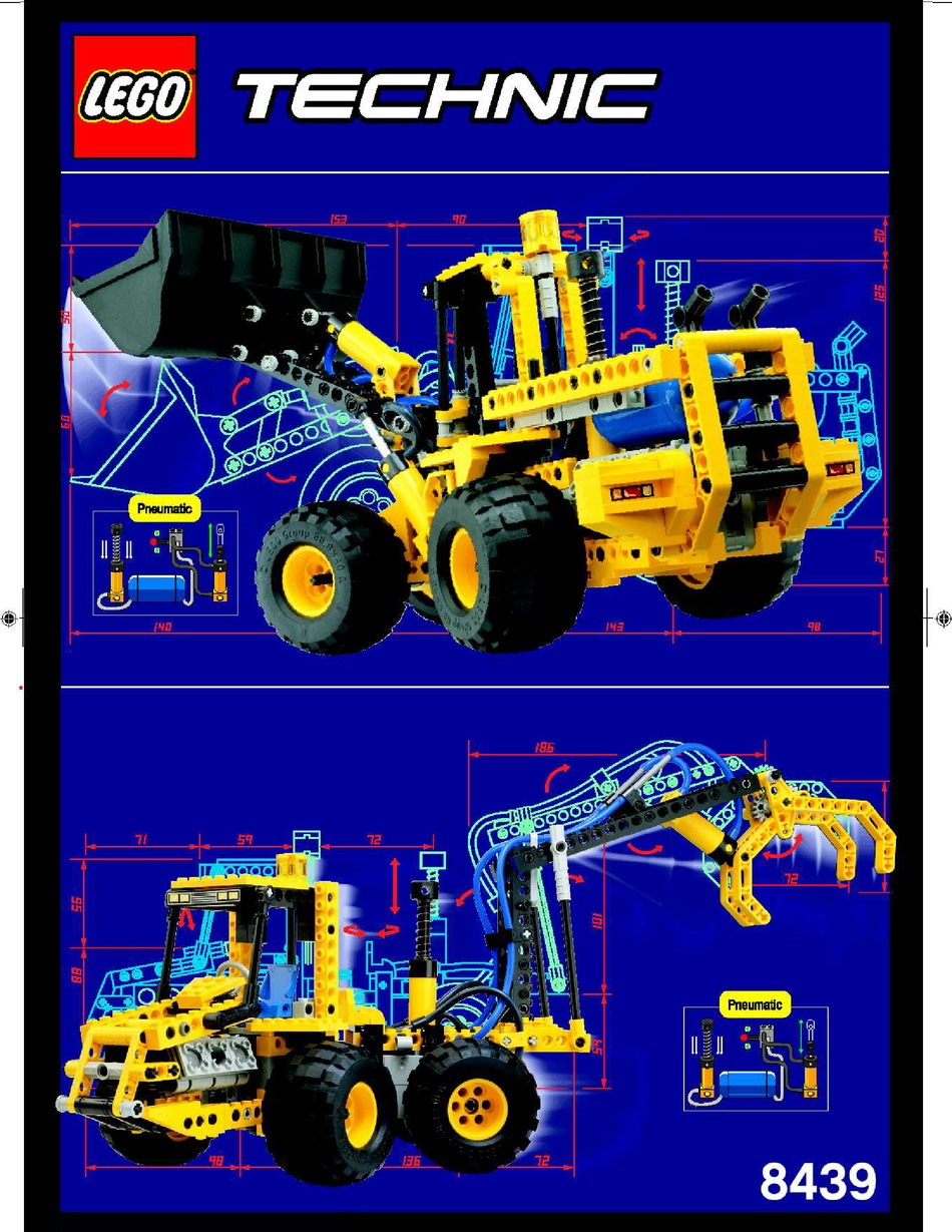 LEGO TECHNIC 8439 ASSEMBLY MANUAL Pdf Download | ManualsLib