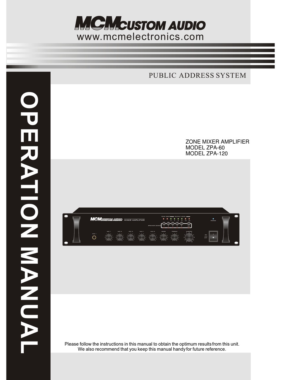mcm custom audio website