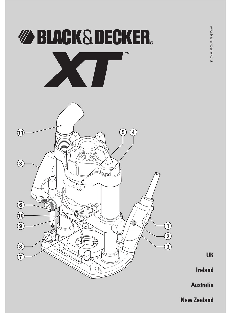 Black & Decker 7613 Type 1 Parts Diagram for Router