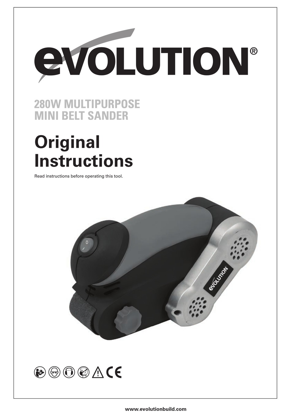 evolution belt sander