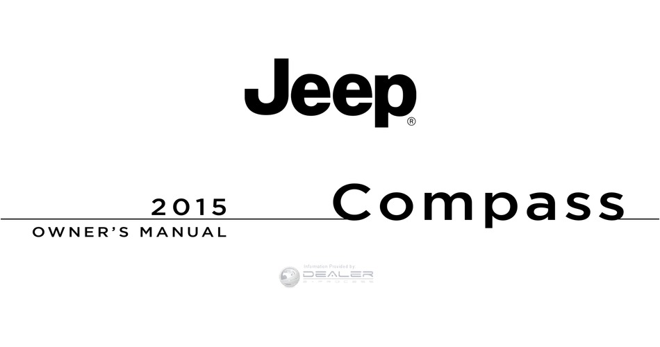 JEEP COMPASS 2015 OWNER'S MANUAL Pdf Download | ManualsLib