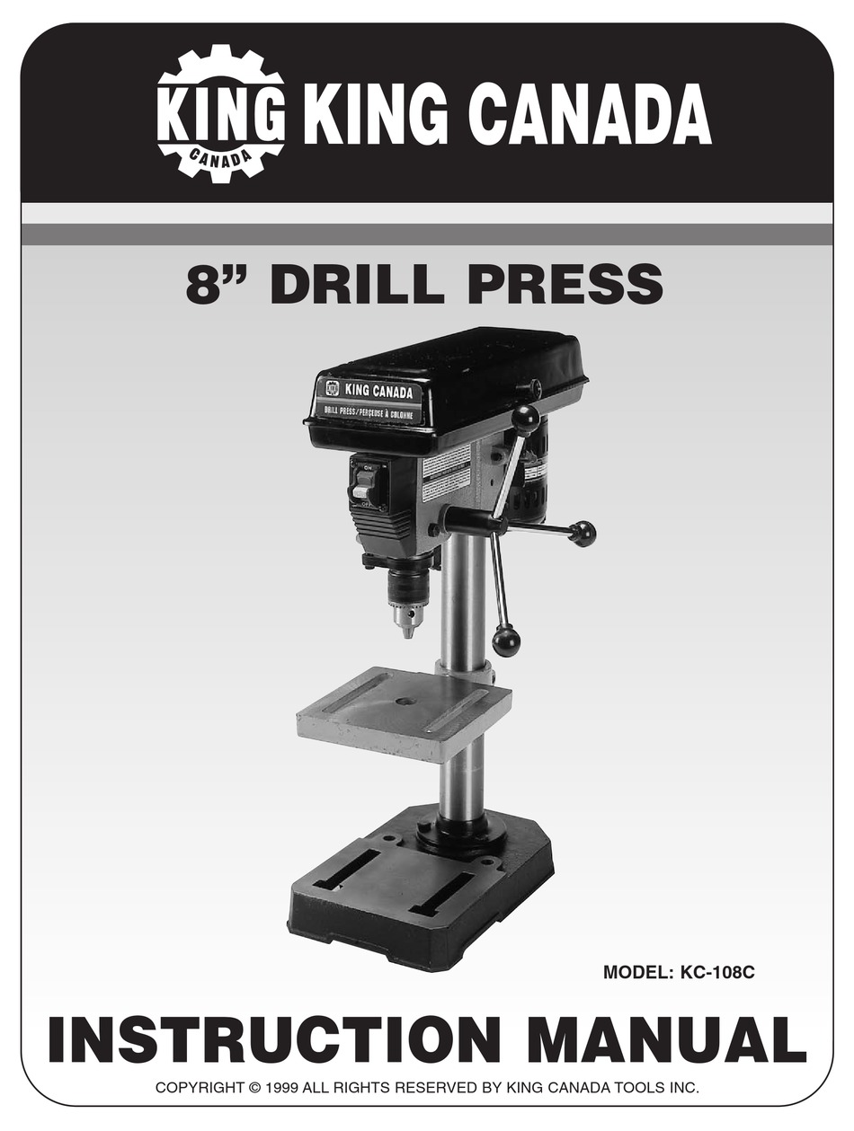 KING CANADA KC108C INSTRUCTION MANUAL Pdf Download ManualsLib