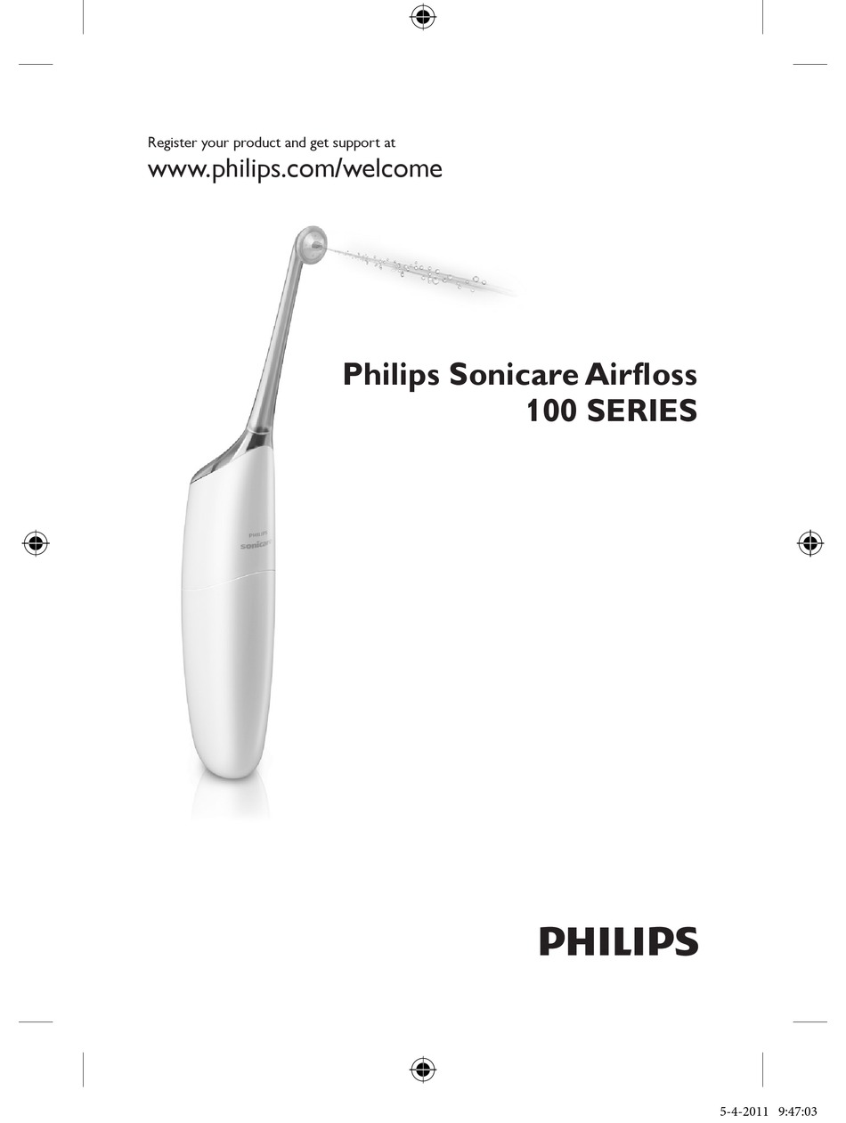 Philips Sonicare Airfloss 100 Series User Manual Pdf Download Manualslib 5647