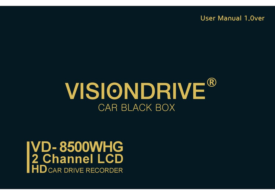 VISIONDRIVE VD- 8500WHG USER MANUAL Pdf Download | ManualsLib