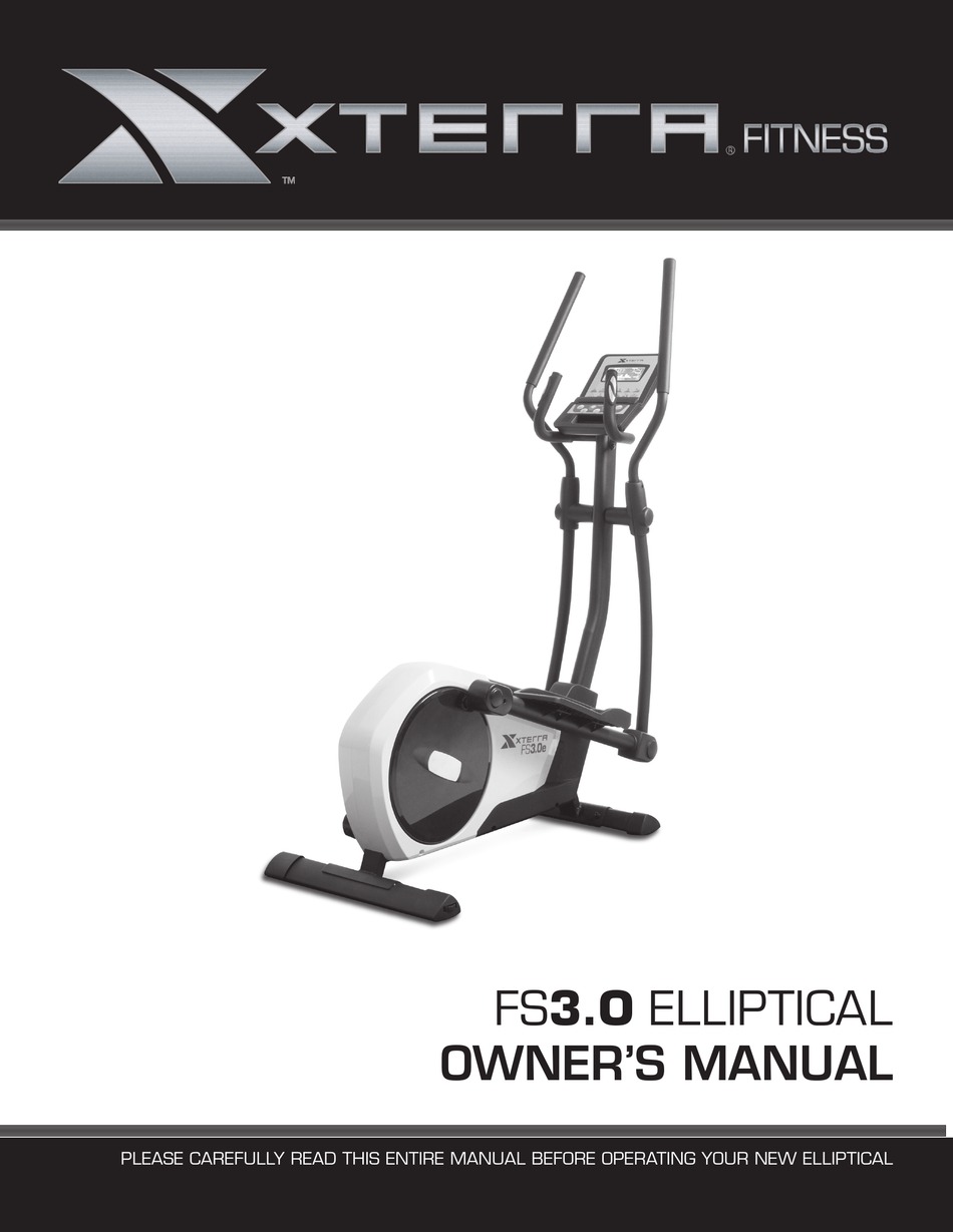 XTERRA Fitness FS3.0 Elliptical Machine Trainer 
