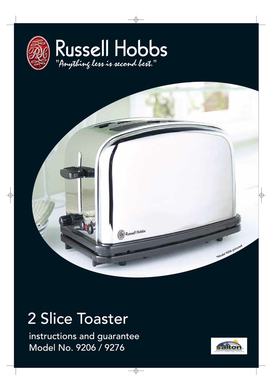 Russell Hobbs Colours Plus 2-Slice Toaster 1200 W In Heavenly Blue 23335 