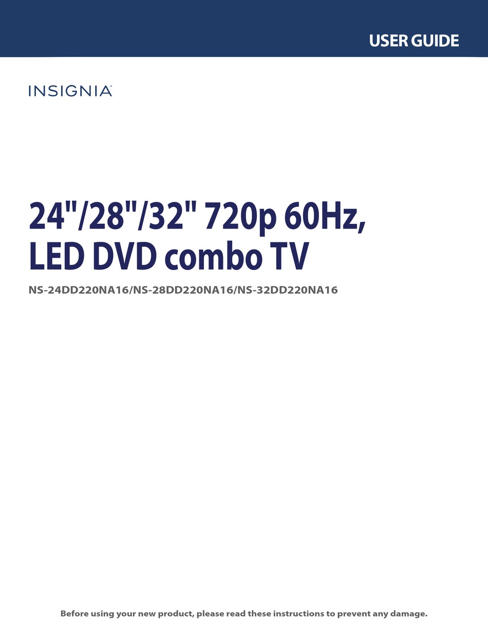 Insignia Ns 24dd2na16 User Manual Pdf Download Manualslib