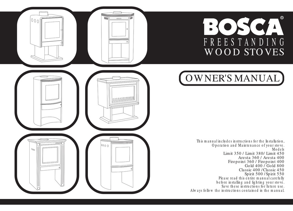 BOSCA LIMIT 350 OWNER'S MANUAL Pdf Download | ManualsLib