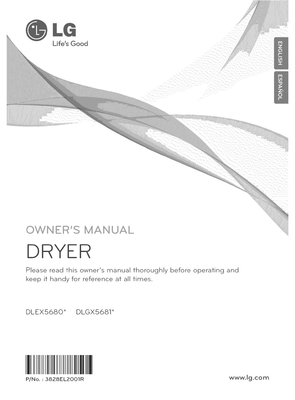 LG DLGX5681V OWNER'S MANUAL Pdf Download | ManualsLib