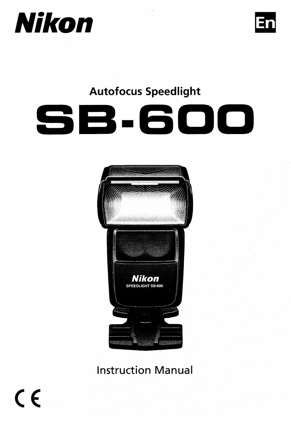 NIKON SB600 INSTRUCTION MANUAL Pdf Download ManualsLib