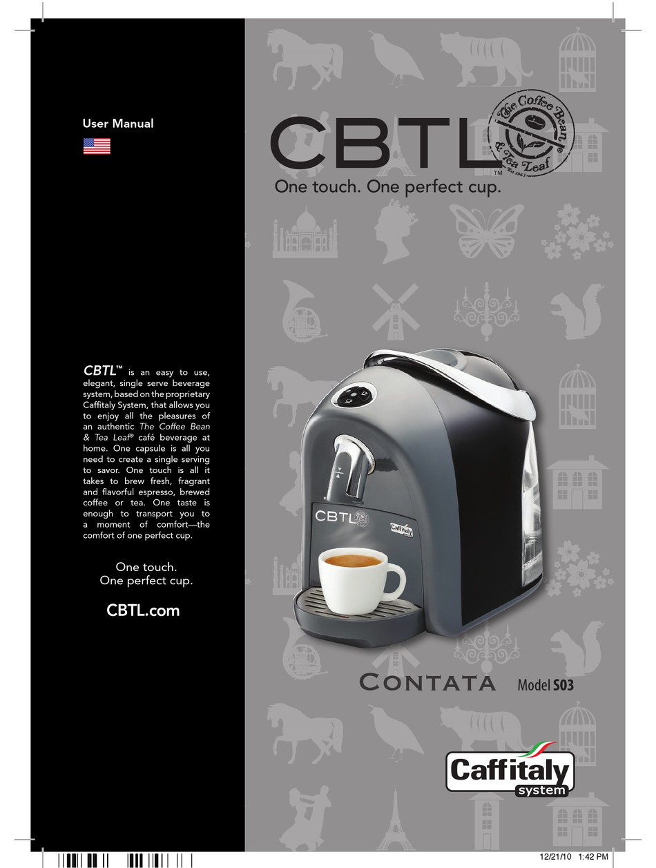 CBTL CONTATA S03 USER MANUAL Pdf Download | ManualsLib