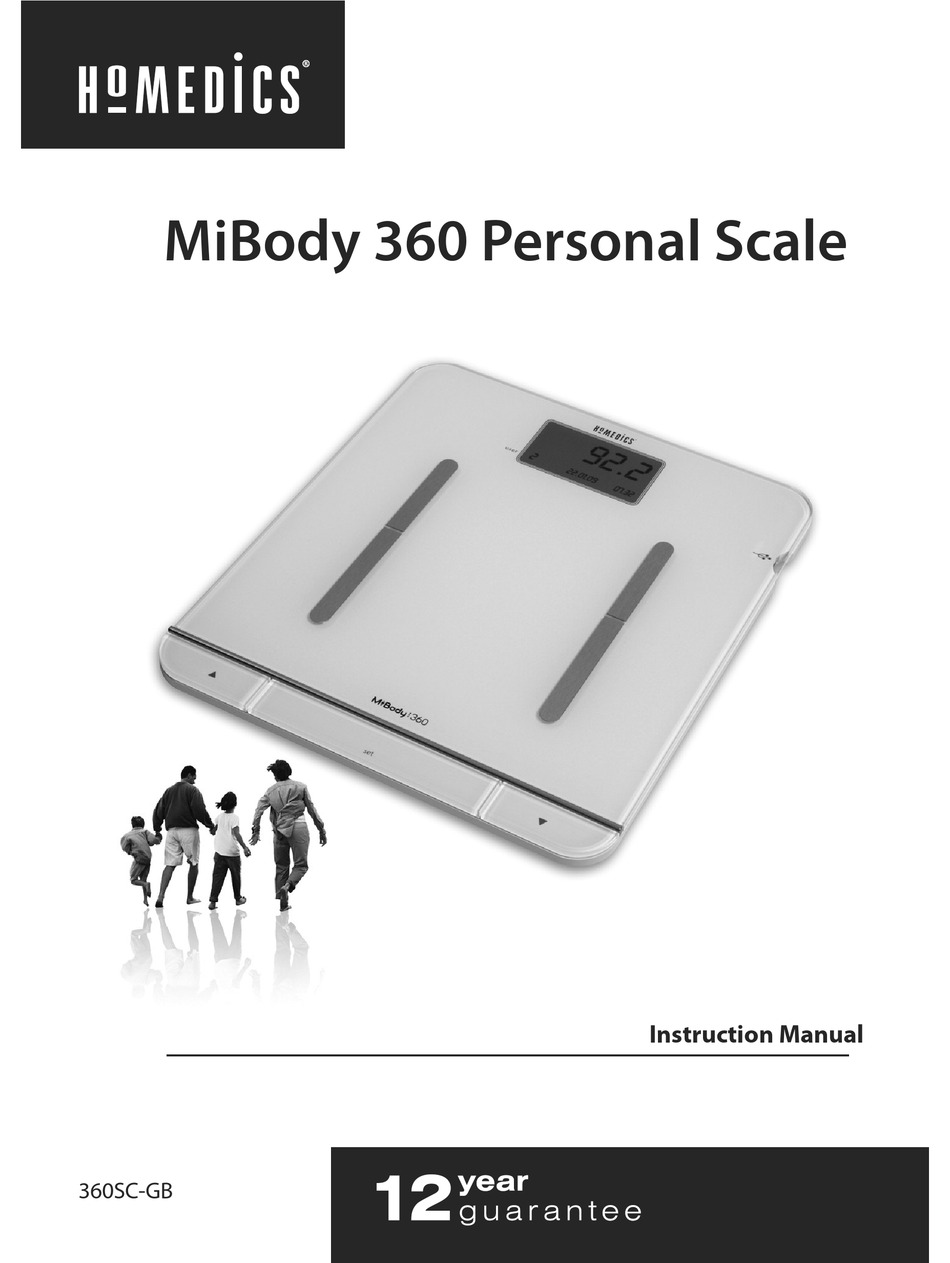 homedics glass body fat scale