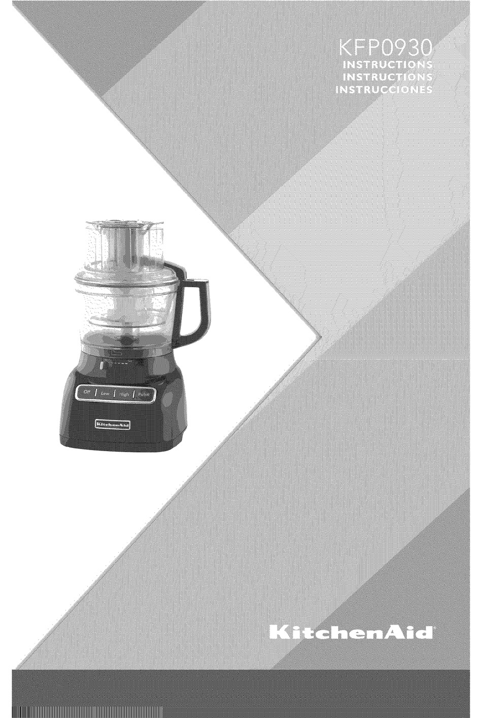 Kitchenaid Kfp0930 Instructions Manual Pdf Download Manualslib 2312