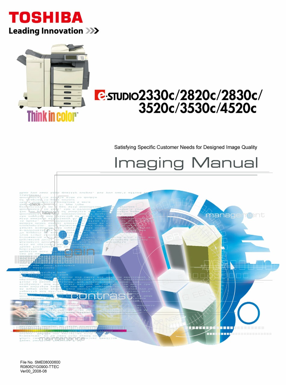 TOSHIBA E-STUDIO 2330C IMAGING MANUAL Pdf Download | ManualsLib