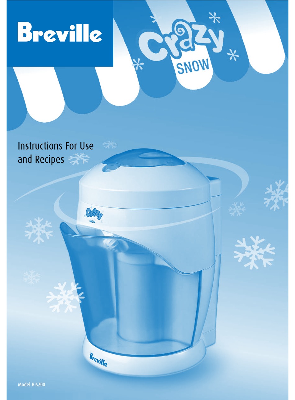 breville ice shaver