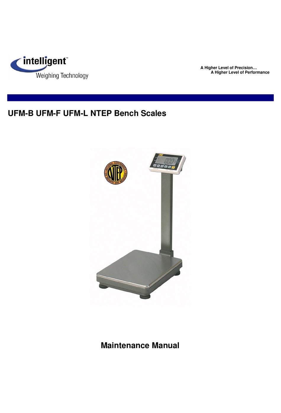 Intelligent Weighing UWE UFM-F Series Trade Legal Heavy Duty Platform Scale