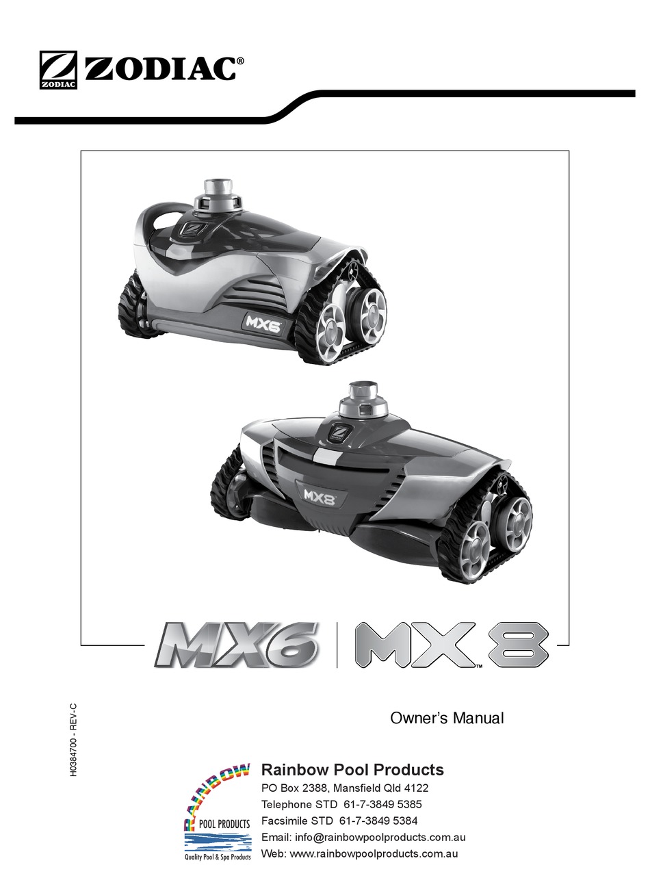 ZODIAC MX6 OWNER'S MANUAL Pdf Download ManualsLib