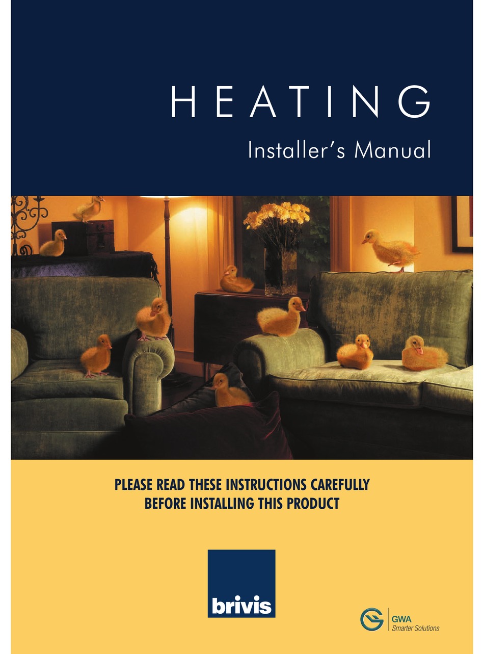 brivis ducted heating user manual