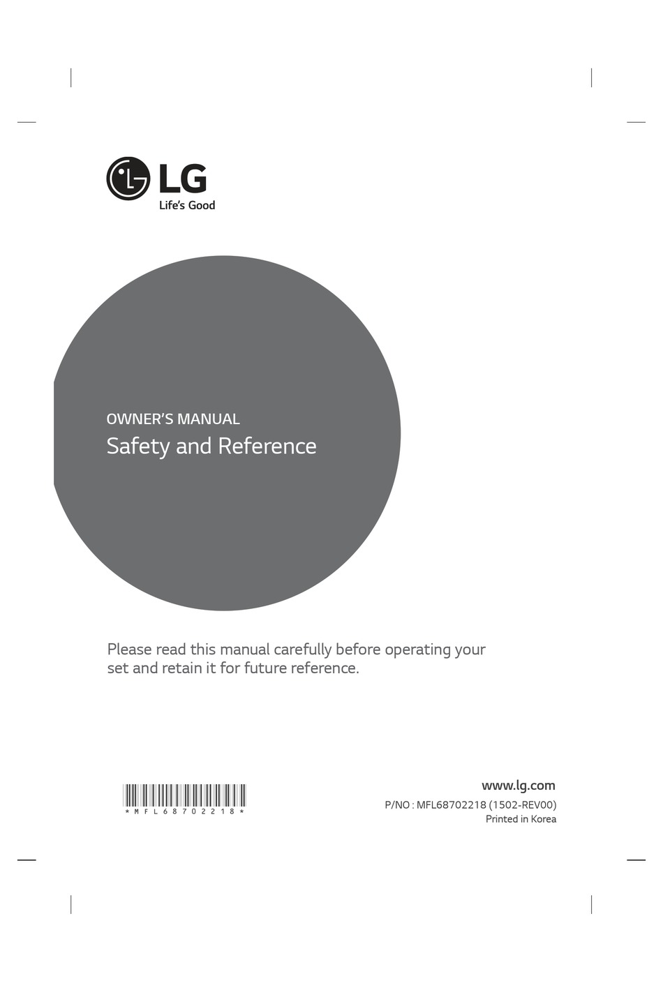 LG 55LF630V SERIES OWNER'S MANUAL Pdf Download | ManualsLib