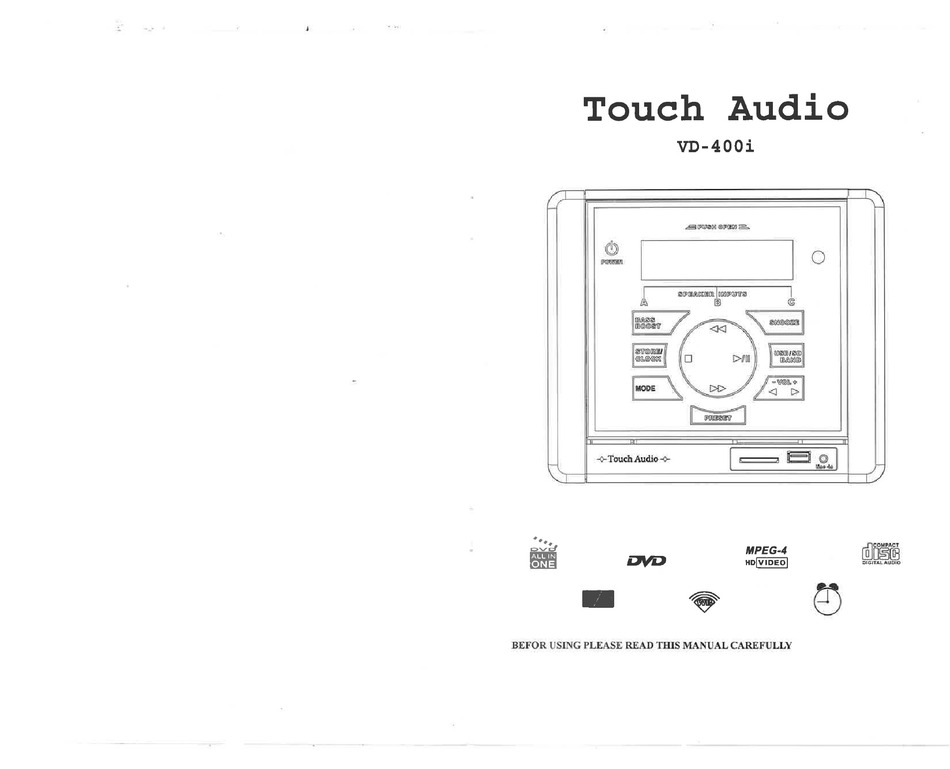 Touch audio vd 400i replacement