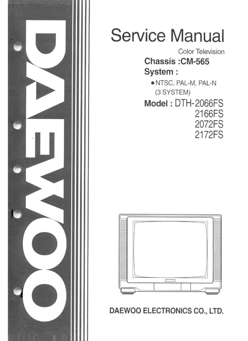 DAEWOO DTH-2066FS SERVICE MANUAL Pdf Download | ManualsLib