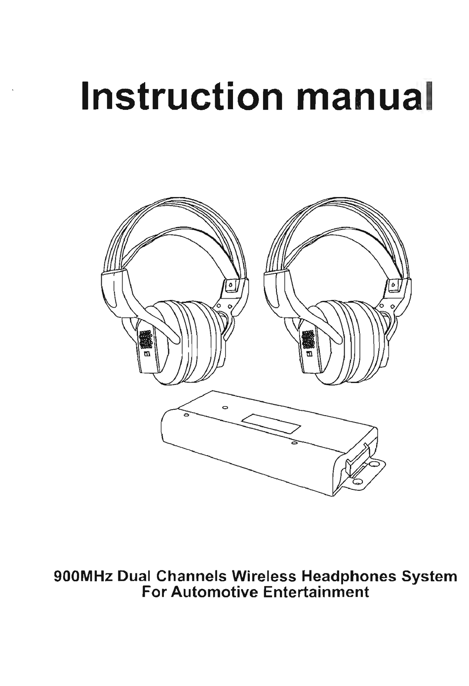 POWER ACOUSTIK WLHP-900RFT INSTRUCTION 