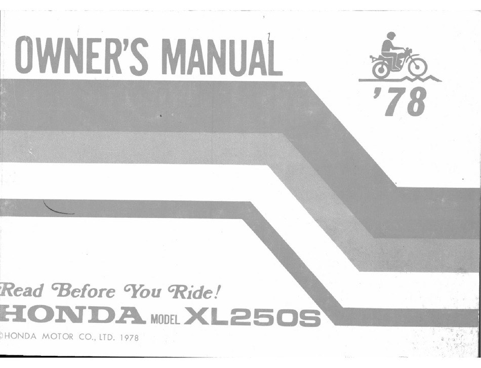 1978 honda xl250s