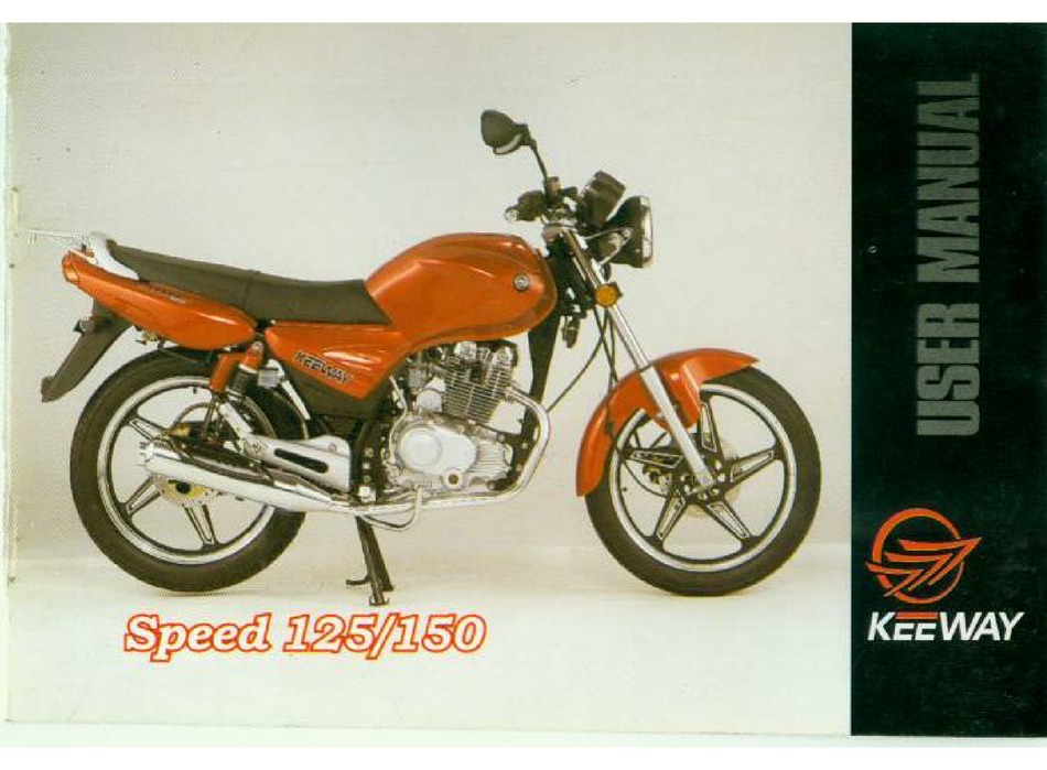 Keeway Speed 125 User Manual Pdf Download Manualslib