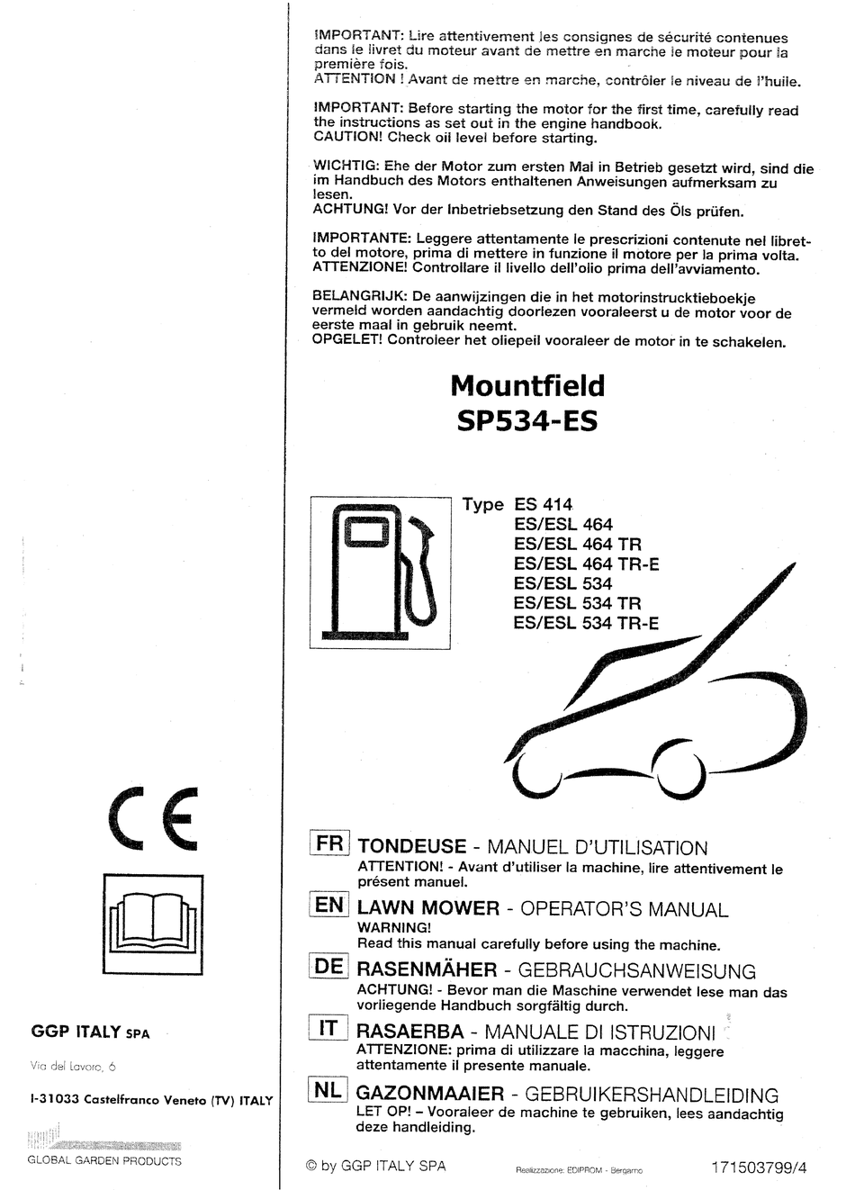 Mountfield sp534 discount