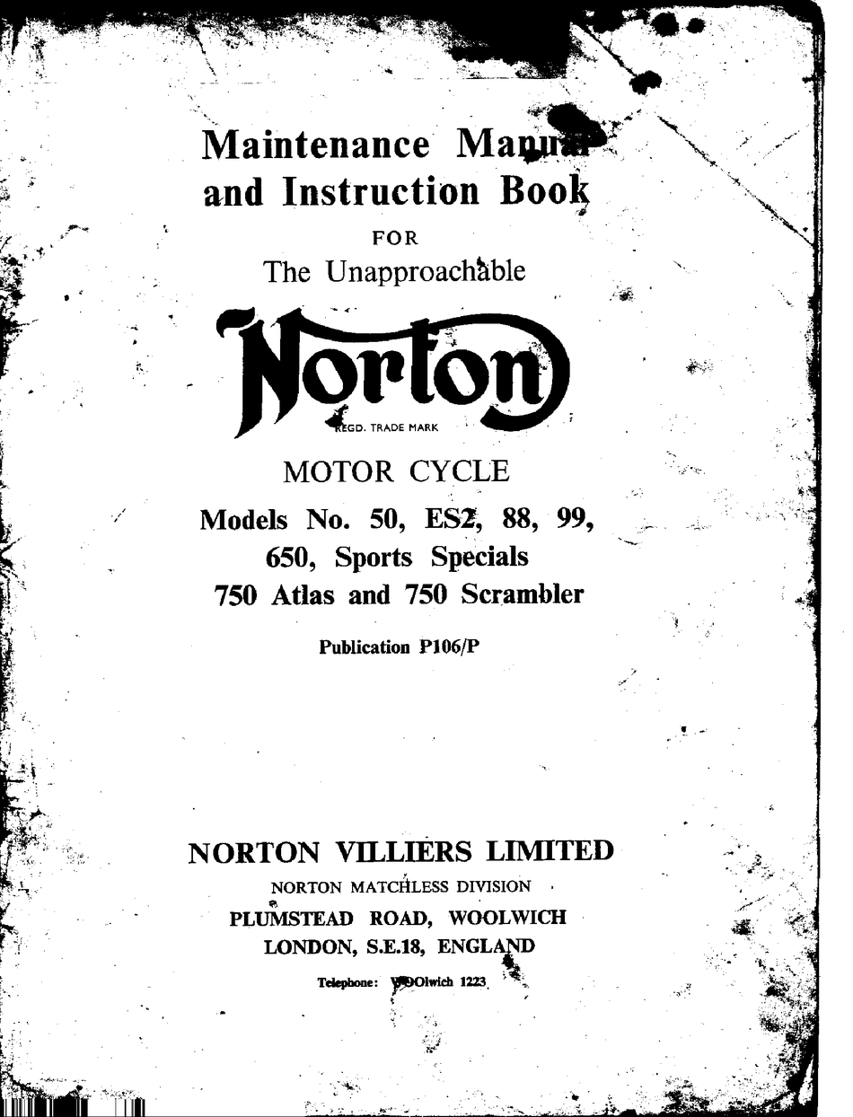 Norton Dominator Wiring Diagram Wiring Diagram