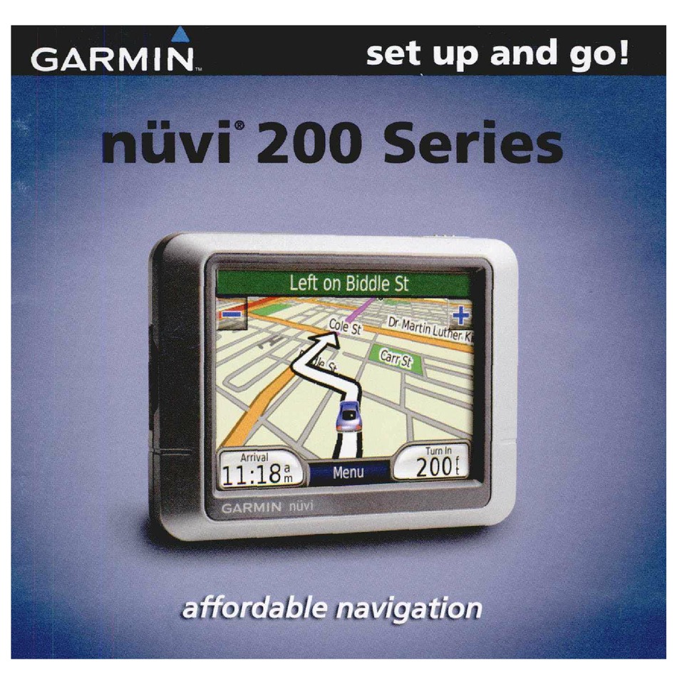 Garmin Nuvi 200 Series Getting Started Pdf Download Manualslib 6972