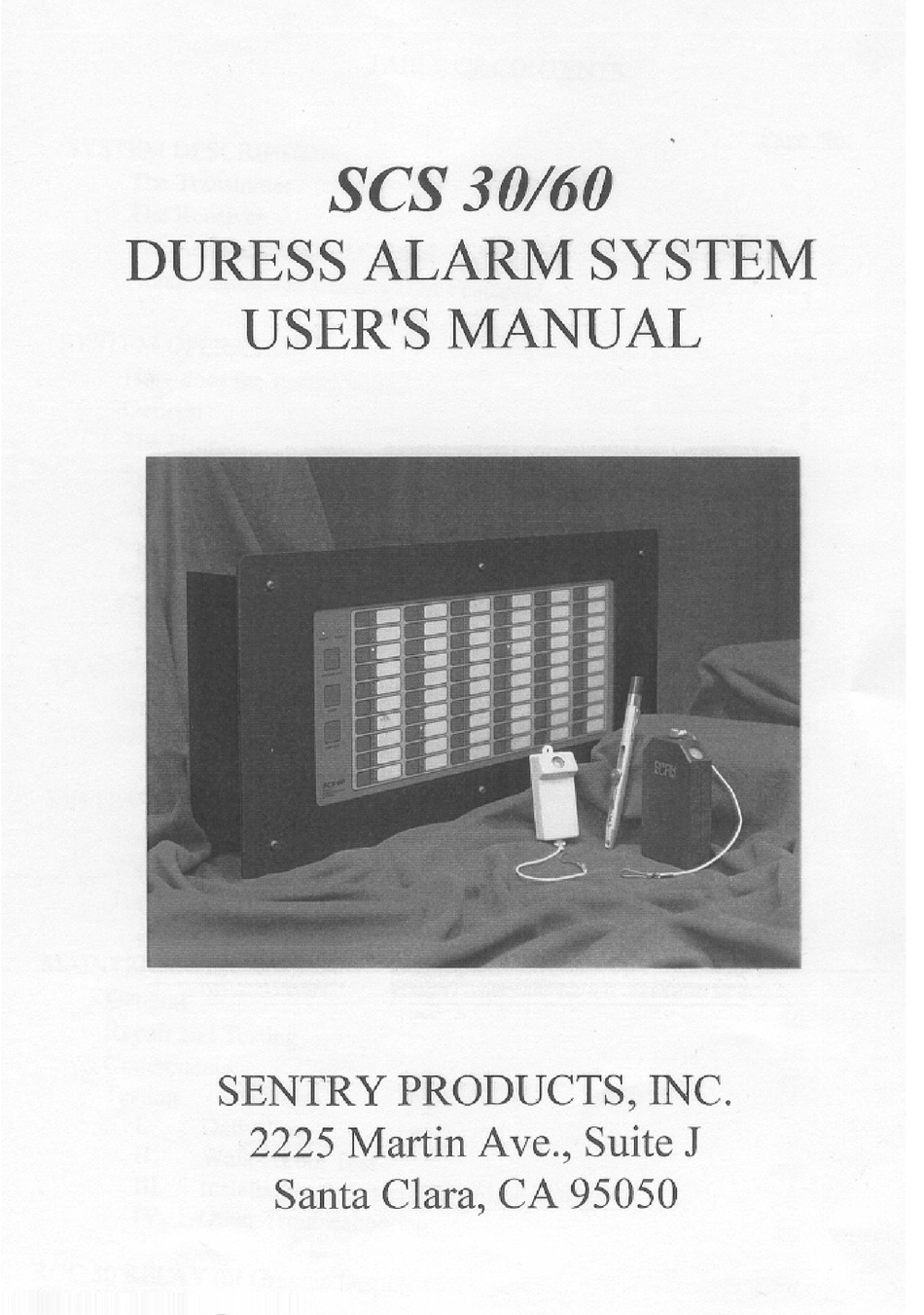 sentry-scs-30-user-manual-pdf-download-manualslib