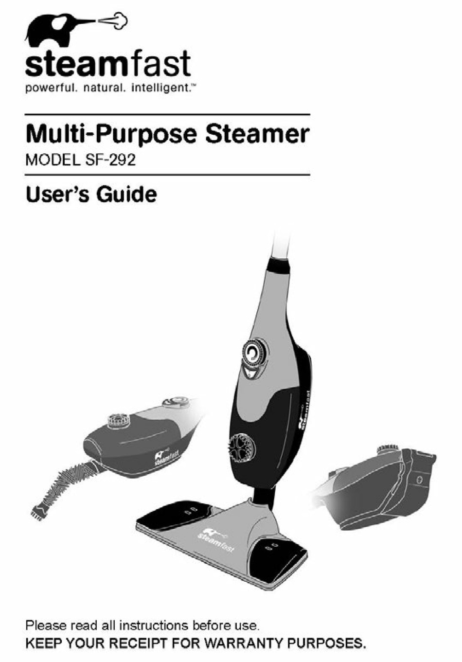 STEAMFAST SF292 USER MANUAL Pdf Download ManualsLib