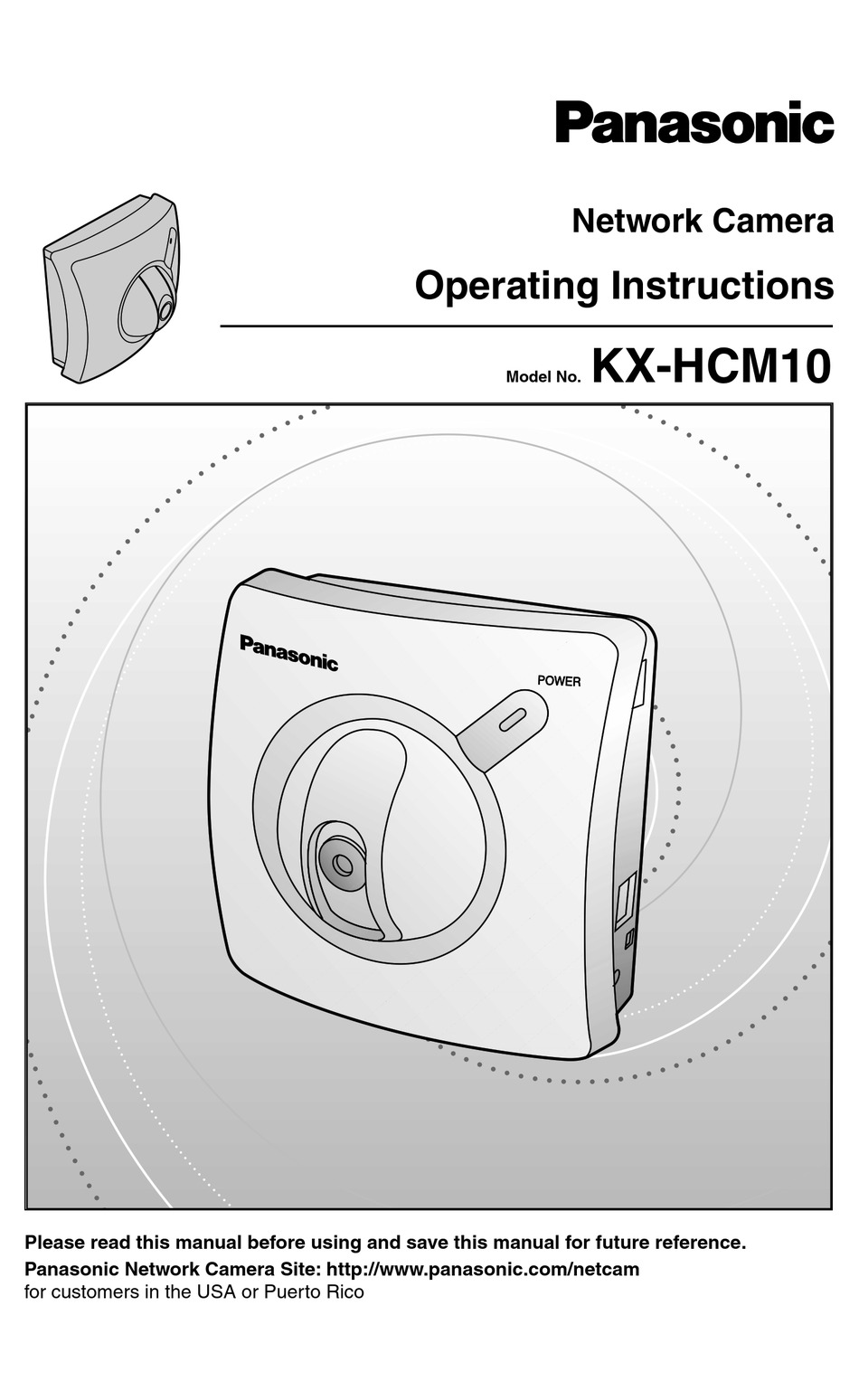 PANASONIC KX-HCM10 OPERATING INSTRUCTIONS MANUAL Pdf Download | ManuaLib