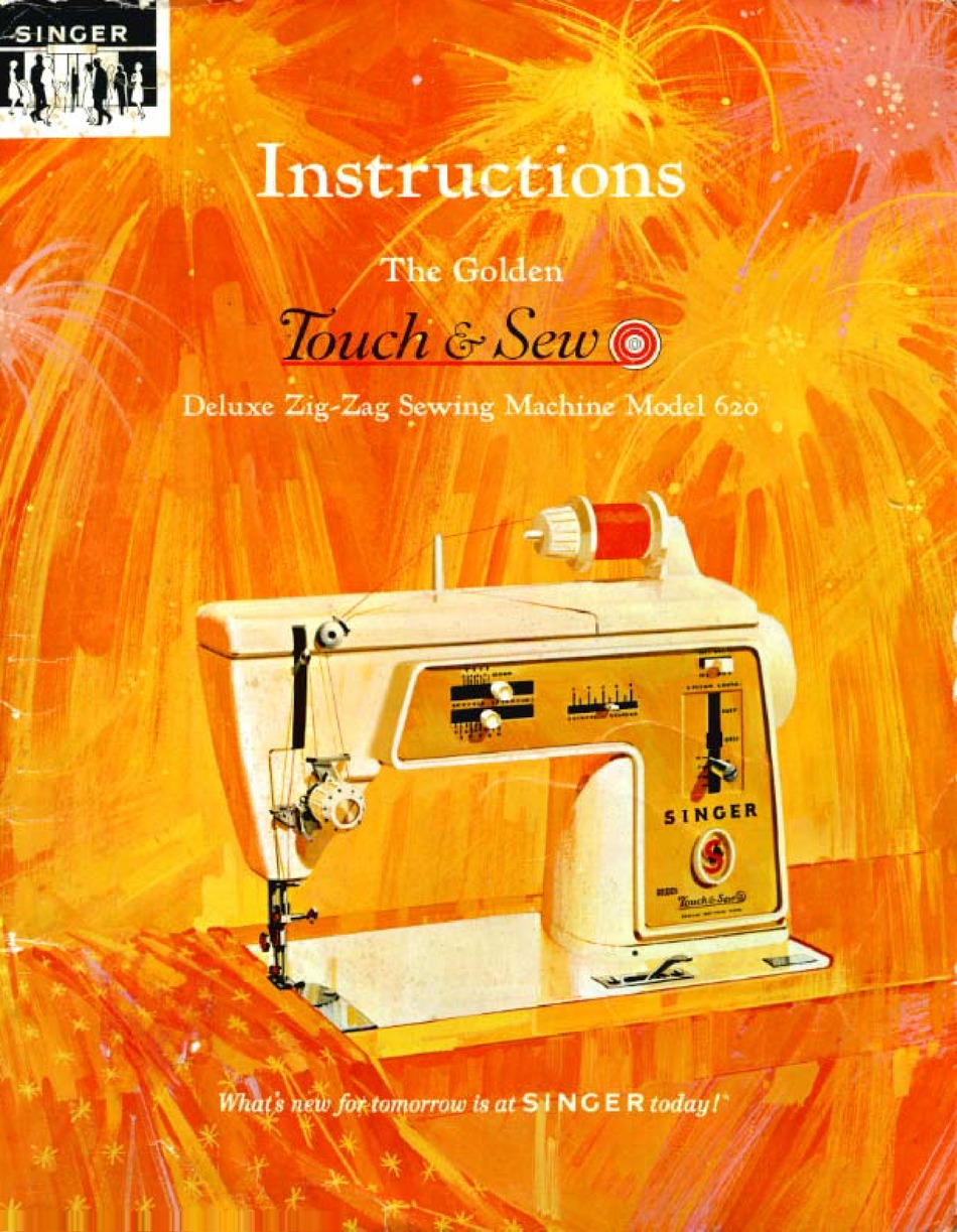 Singer Model 630 Golden Touch & Sew Instructions (Deluxe Zig-Zag Sewing  Machine): The Singer Company: : Books