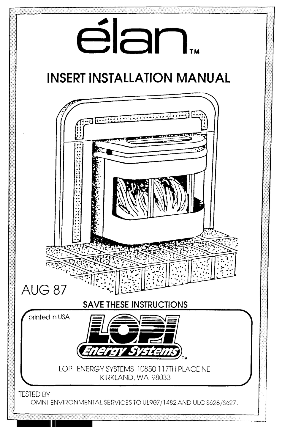 LOPI ELAN INSTALLATION MANUAL Pdf Download ManualsLib
