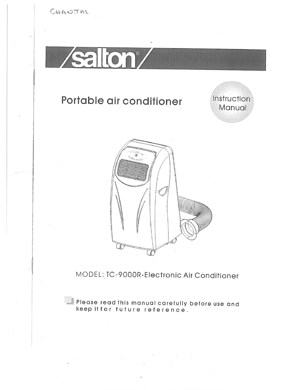 SALTON TC9000R INSTRUCTION MANUAL Pdf Download ManualsLib