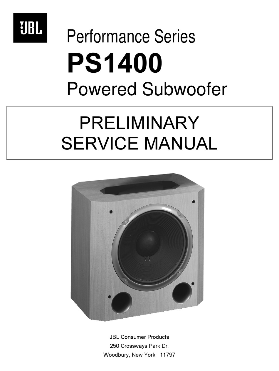 jbl ps1400 subwoofer